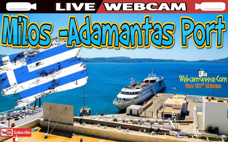 Live Webcam Adamantas Milos Port / Μῆλος